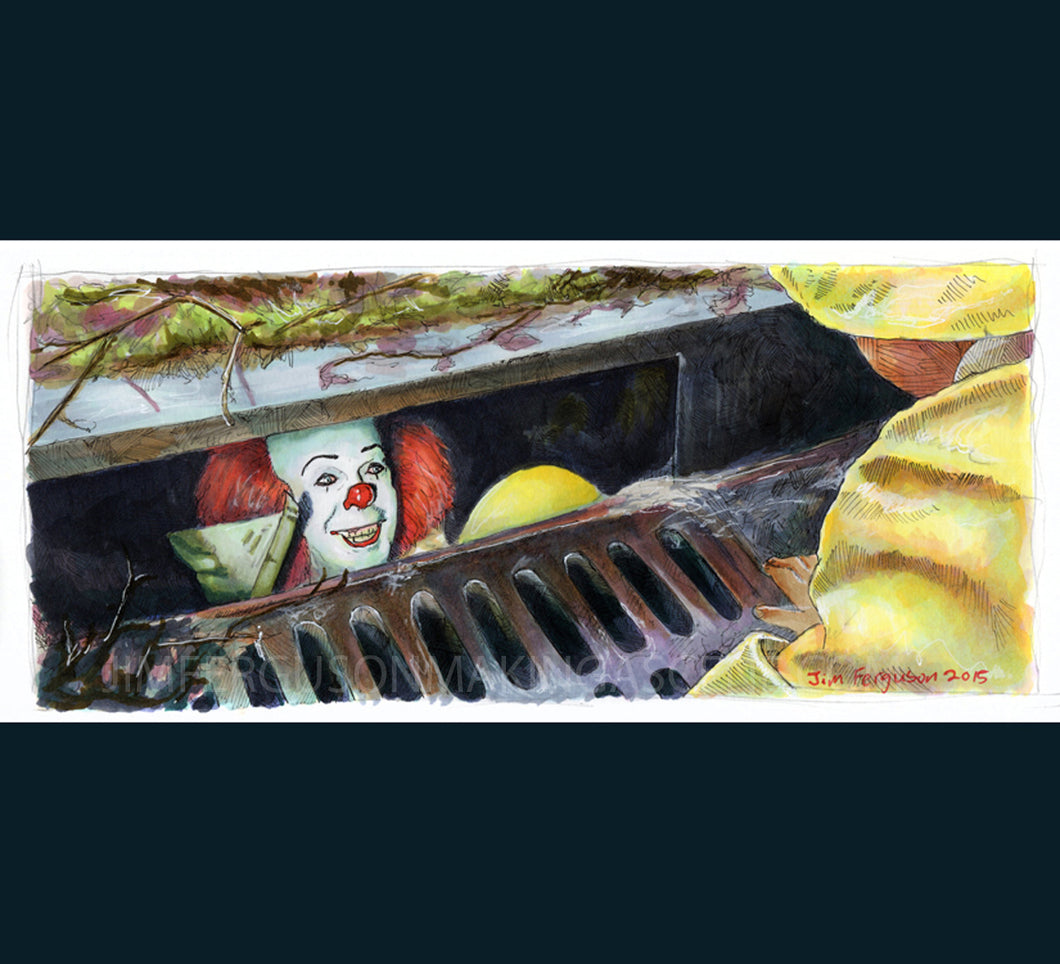 It - They All Float Down Here Poster Print By Jim Ferguson