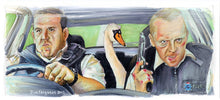 Load image into Gallery viewer, Hot Fuzz - Maybe it was the Swan  Poster Print By Jim Ferguson

