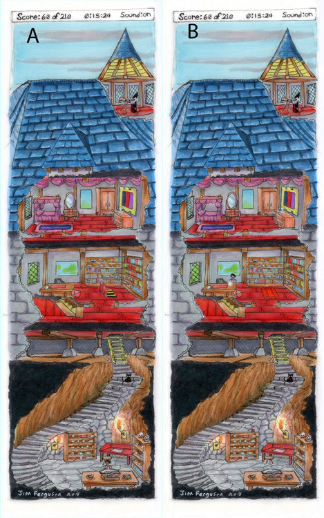 King's Quest III - Manannan's House By Jim Ferguson