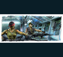 Load image into Gallery viewer, Aliens - Drake and Vasquez  Poster Print By Jim Ferguson
