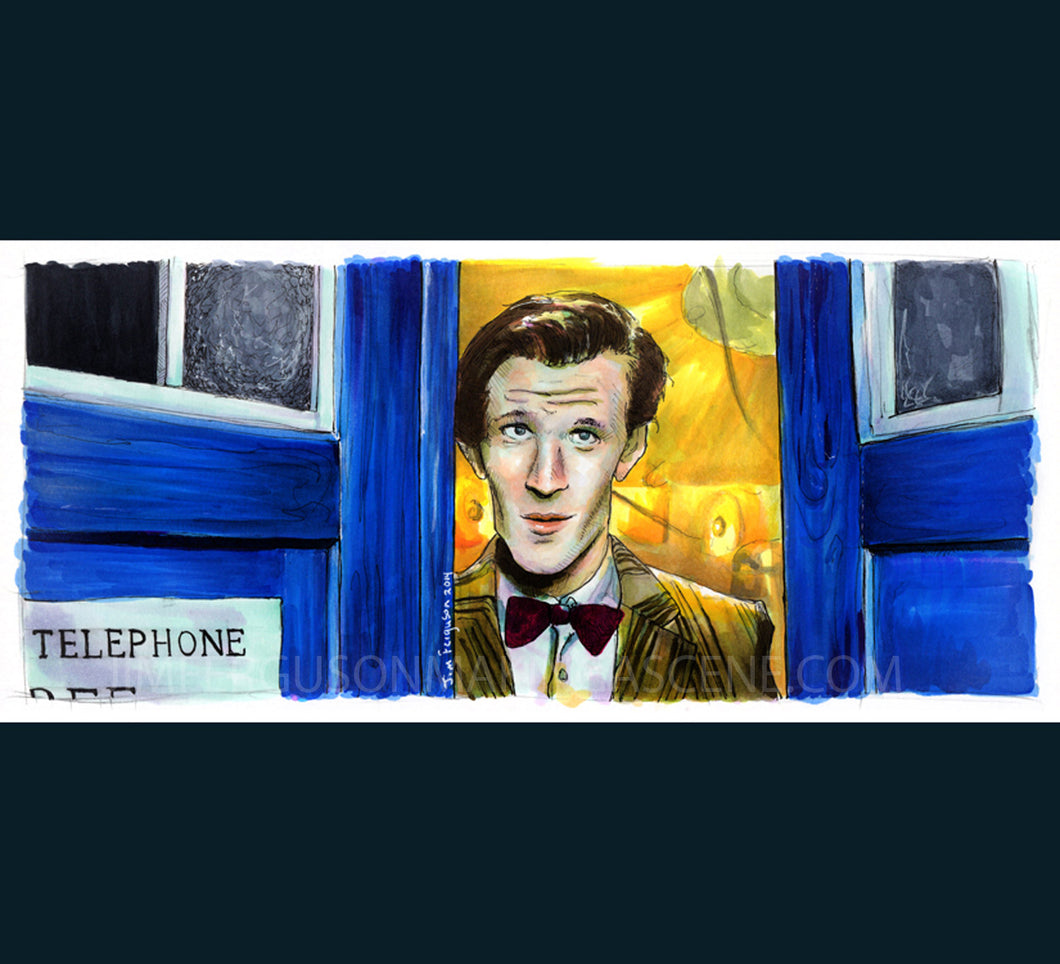 Doctor Who - The 11th Doctor  Poster Print By Jim Ferguson