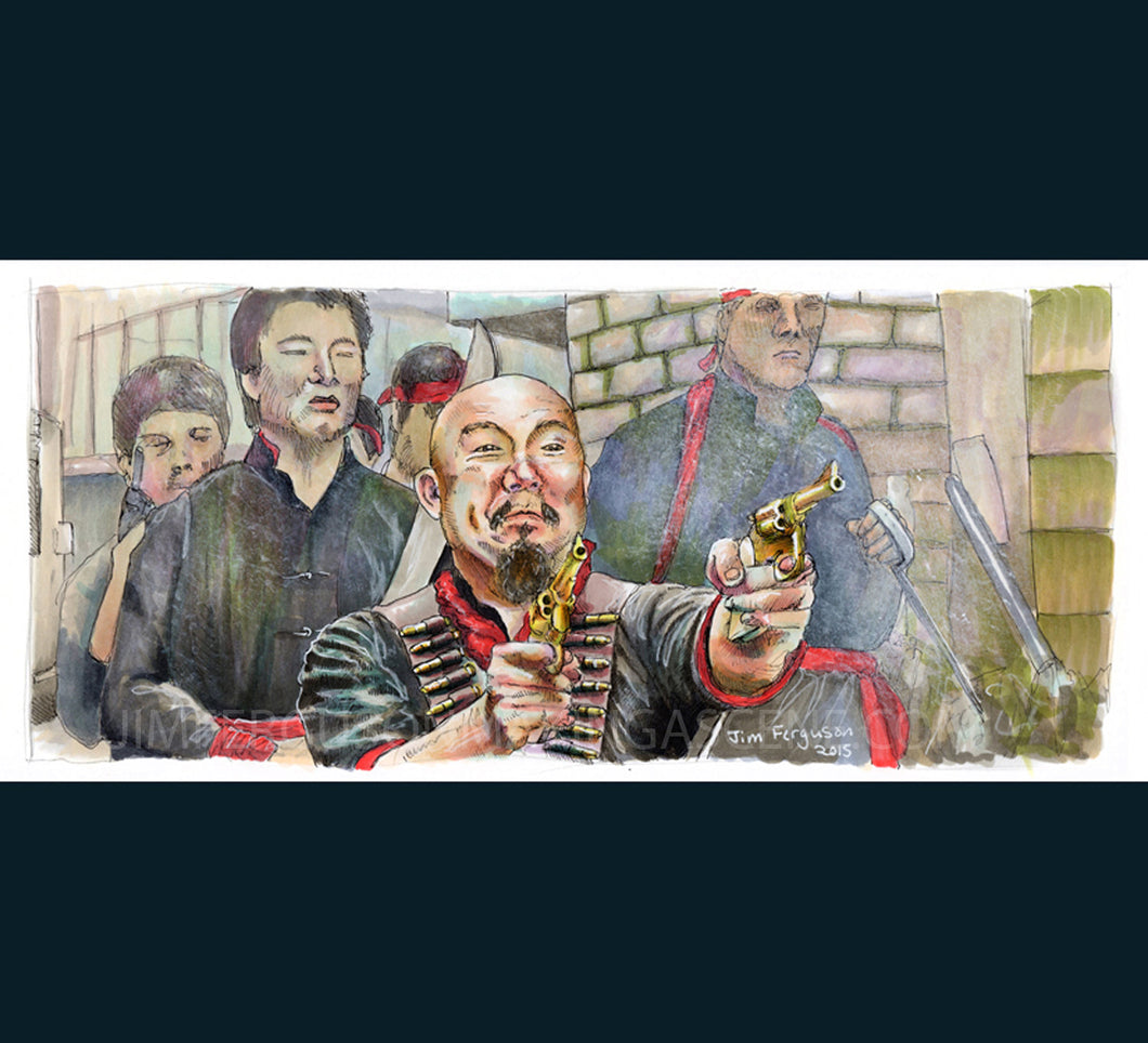 Big Trouble in Little China - Golden Guns Print By Jim Ferguson