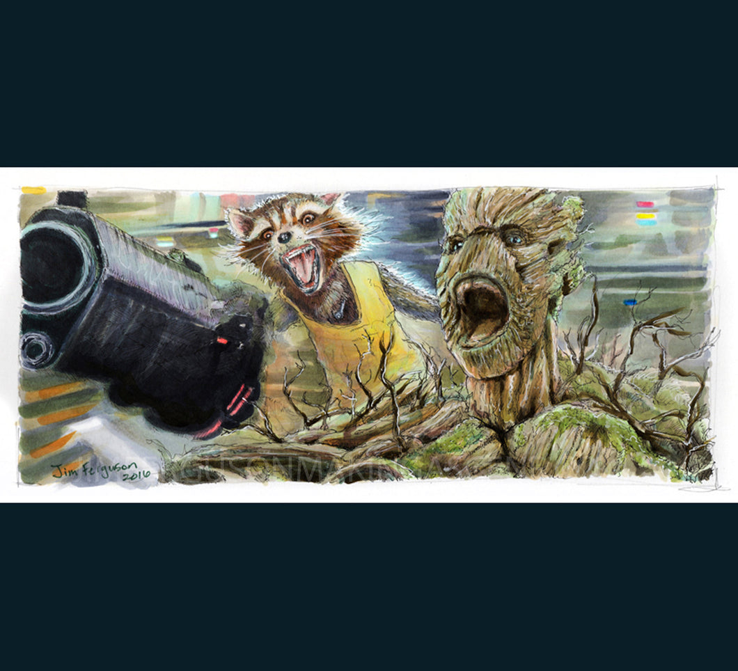 Guardians - Leathal Weapon Poster Print By Jim Ferguson