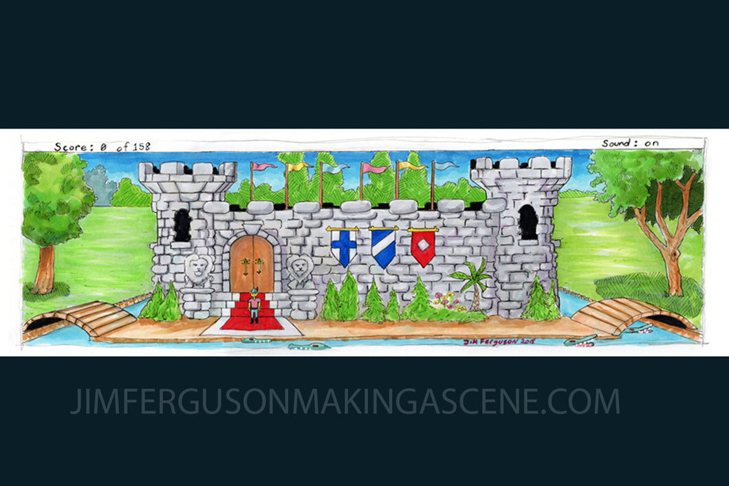 King's Quest 1 -  Daventry Castle By Jim Ferguson