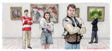 Load image into Gallery viewer, Ferris Bueller&#39;s Day Off - At the Museum Poster Print By Jim Ferguson
