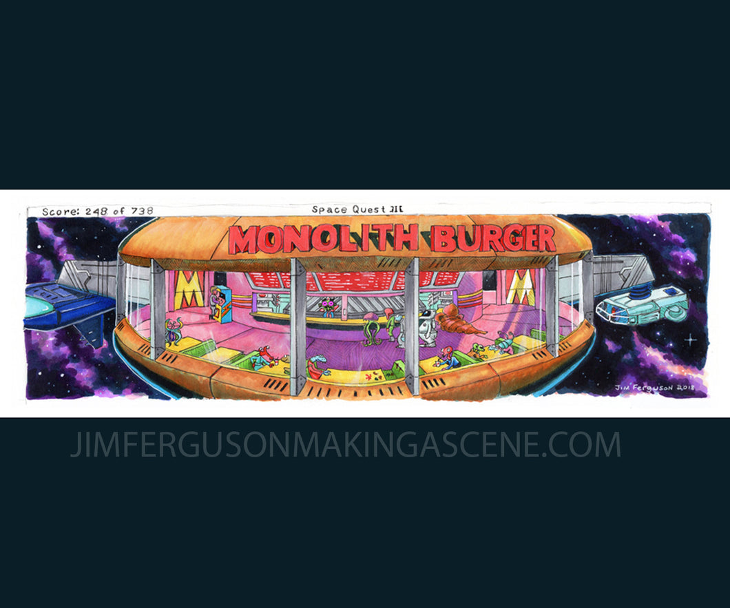 Space Quest III - The Monolith Burger By Jim Ferguson