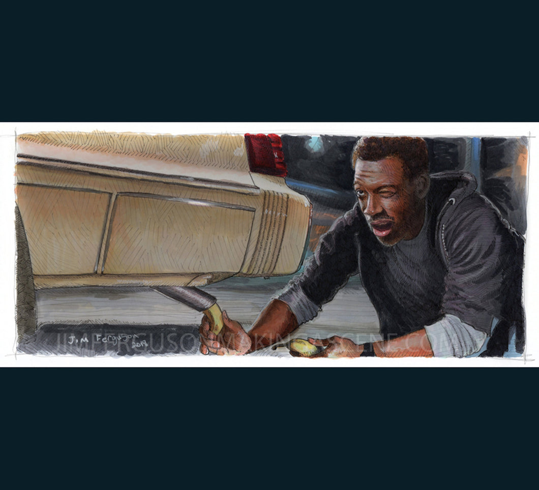 Beverly Hills Cop - Old Banana in the Tailpipe Poster Print By Jim Ferguson