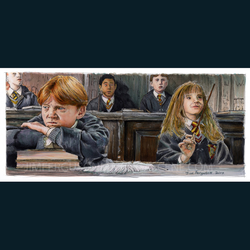 Harry Potter - It's leviOsa, not levioSA! Print By Jim Ferguson