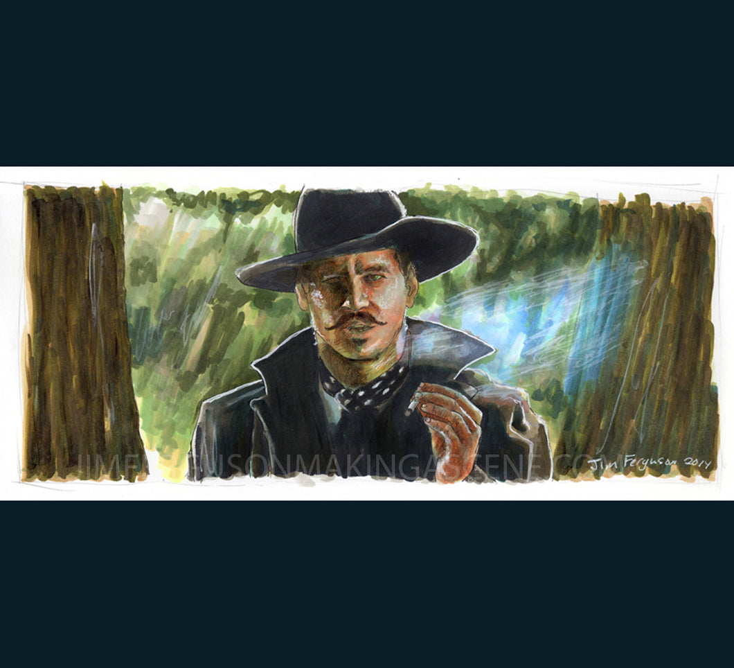 Tombstone - I'm Your Huckleberry   Poster Print By Jim Ferguson