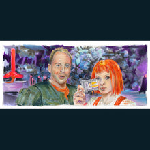 Load image into Gallery viewer, Fifth Element - Leeloo Dallas Multipass Poster Print By Jim Ferguson
