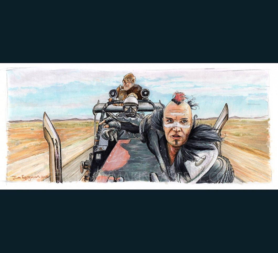 Mad Max - The Road Warrior - Wez  Print By Jim Ferguson