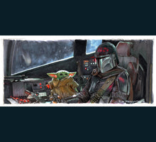 Load image into Gallery viewer, Star Wars - The Mandolorian Poster Print By Jim Ferguson
