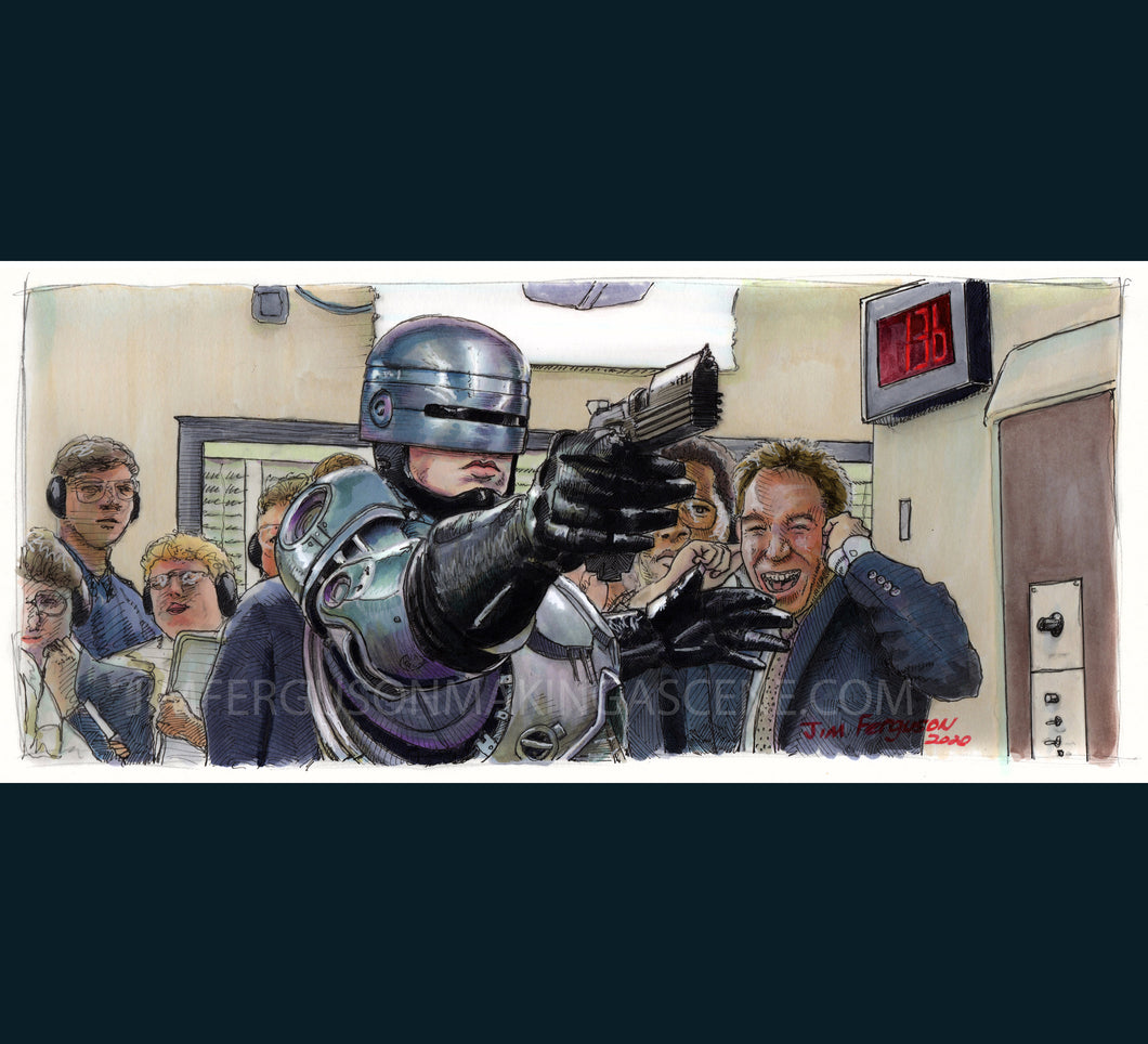 Robocop - Art Print Movie Poster By Jim Ferguson