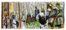 Load image into Gallery viewer, Monty Python and the Holy Grail - The Knights Who Say NI!  Print By Jim Ferguson
