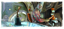 Load image into Gallery viewer, Guardians - Drax and Groot Poster Print By Jim Ferguson
